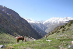Paisaje de montaña en Uzbekistán © Yelizaveta Protas