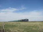 Fenced Trans-Mongolian Railway © Natalya Yakusheva