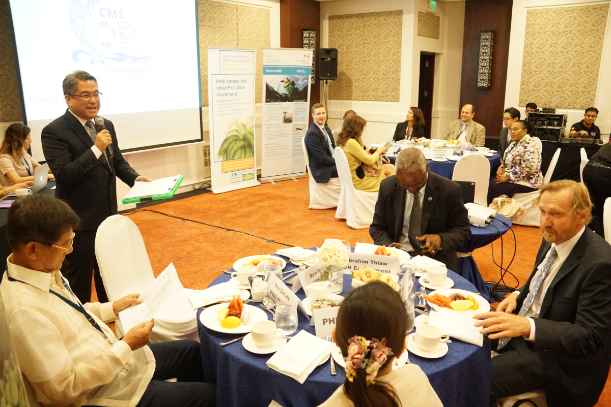 CMS COP12 Leader's Breakfast © Aydin Bahramlouian