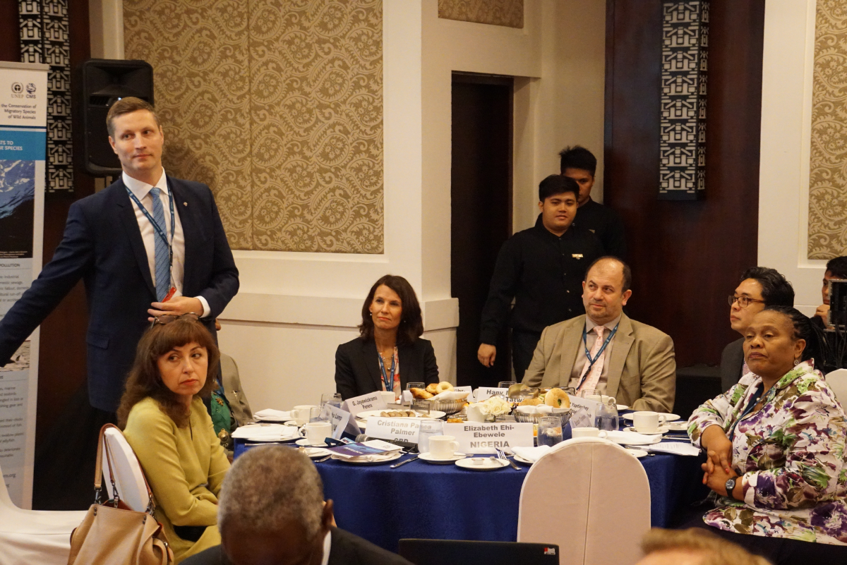 CMS COP12 Leader's Breakfast © Aydin Bahramlouian