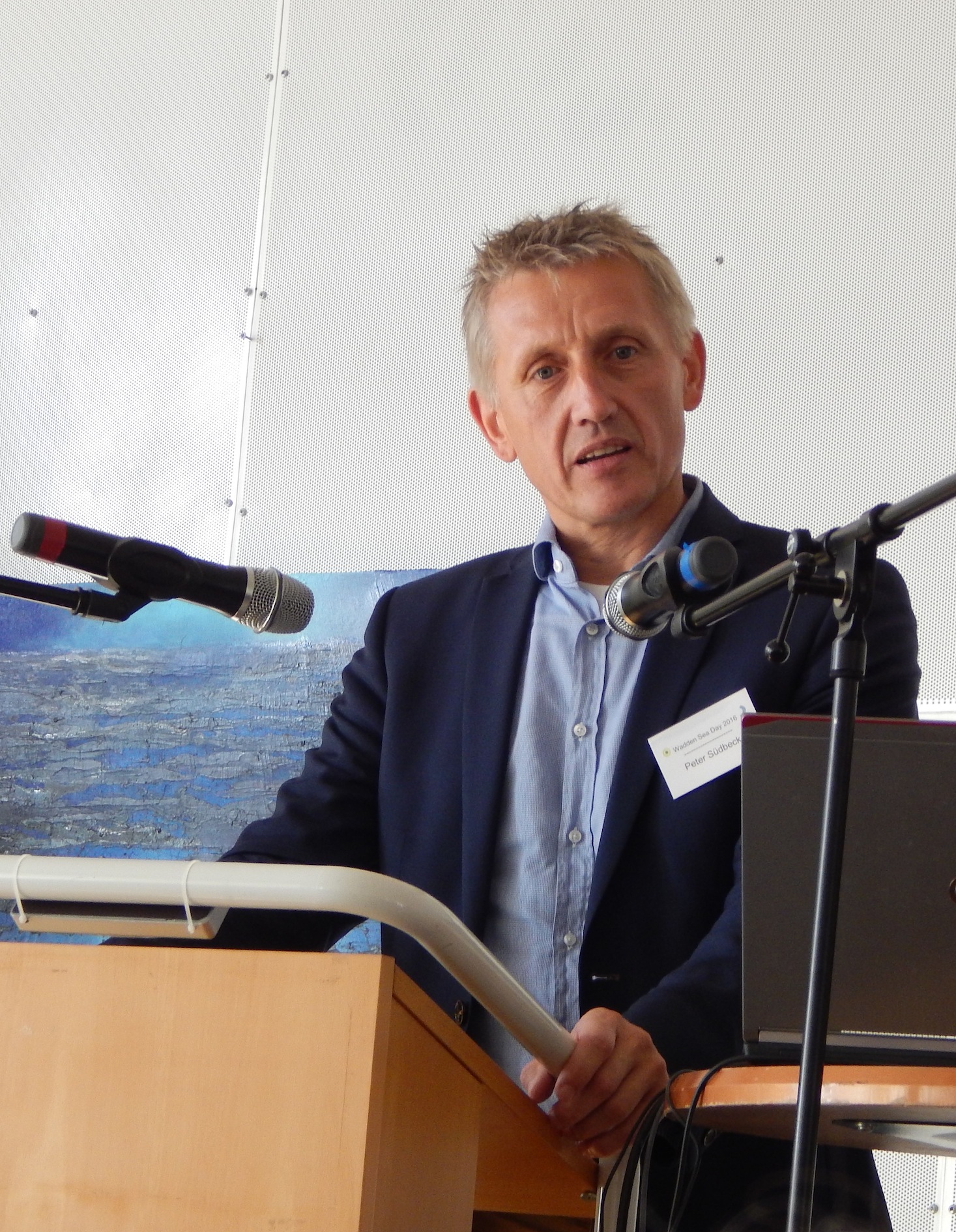Peter Südbeck, Director de la Administración del Parque Nacional -Mar de Wadden de la Baja Sajonia © Melissa Lewis