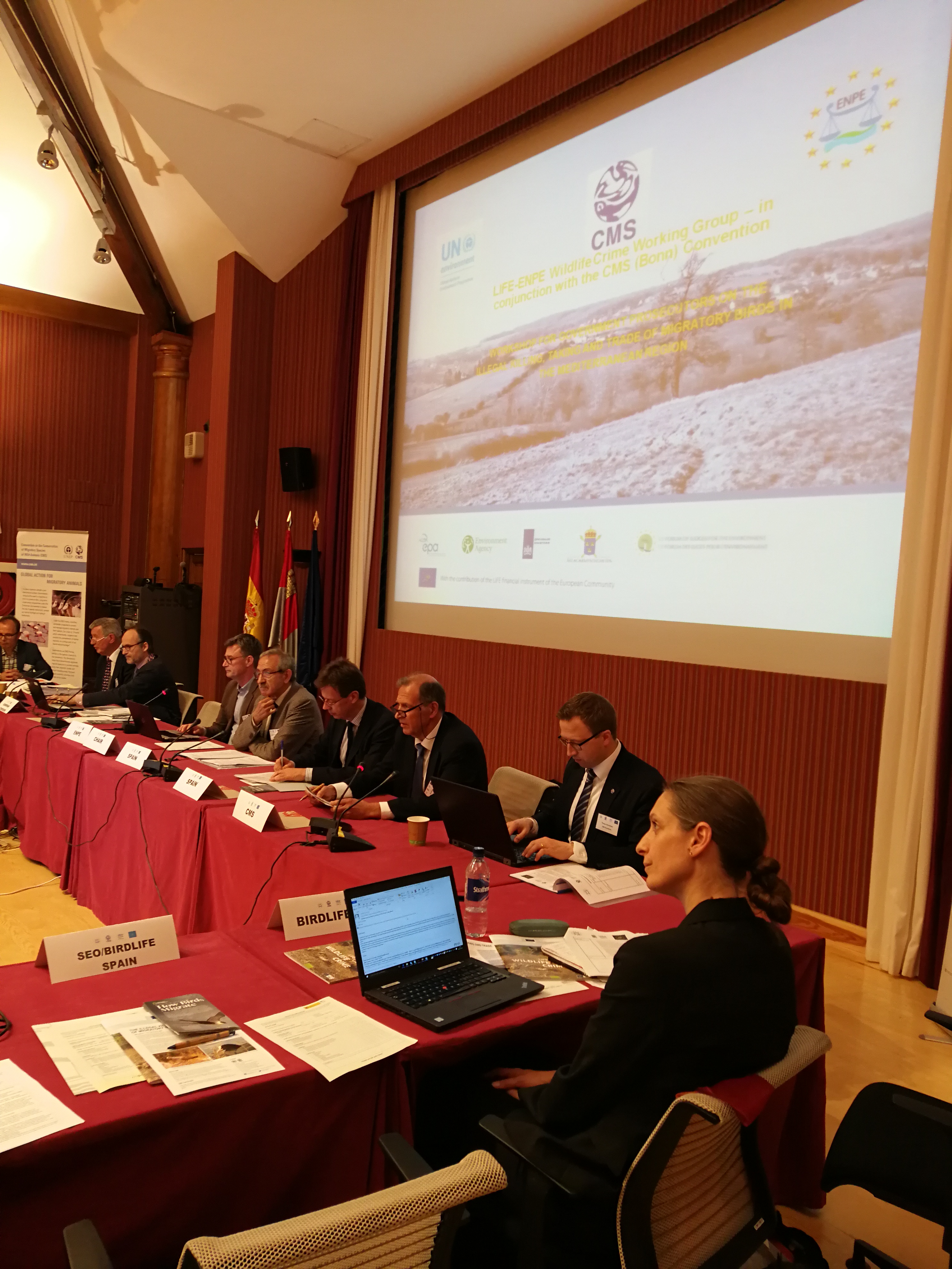 Mr. Borja Heredia on behalf of the UNEP/CMS Secretariat © CENEAM