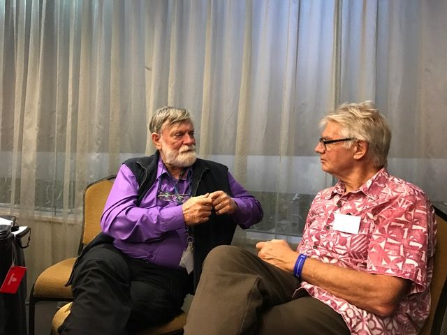 Dr. Colin Limpus, CMS Appointed Councillor (Marine Turtles) and Mr. Mike Donaghue, Threatened and Migratory Species Adviser SPREP