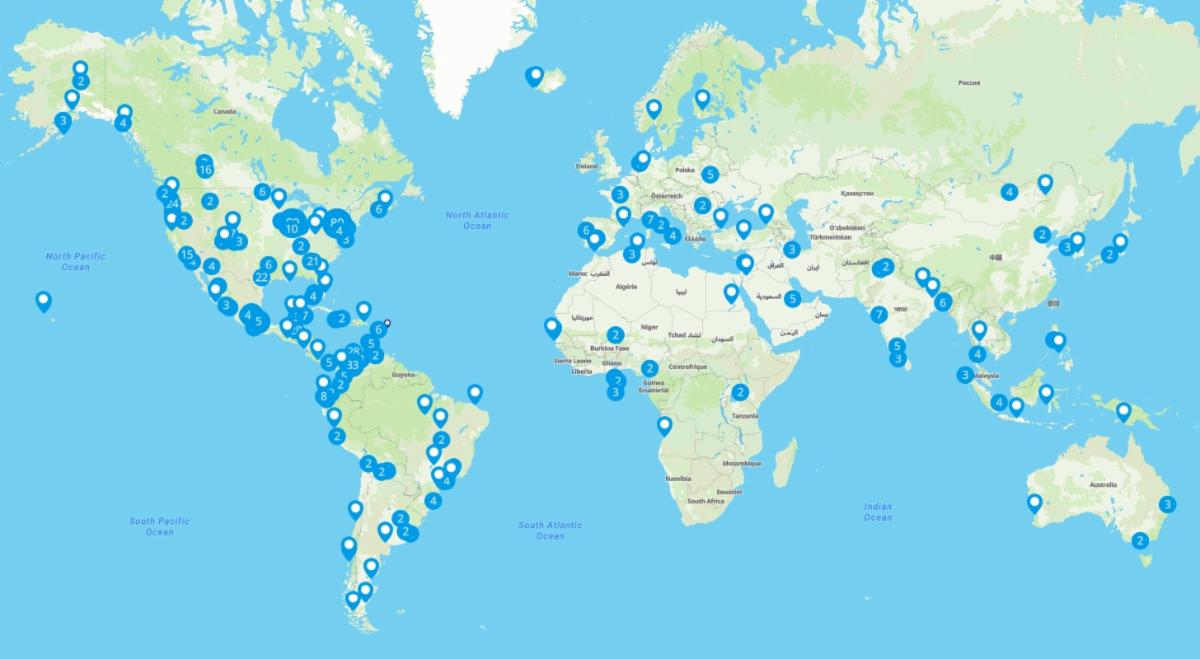 World Migratory Bird Day 2026 Event Map