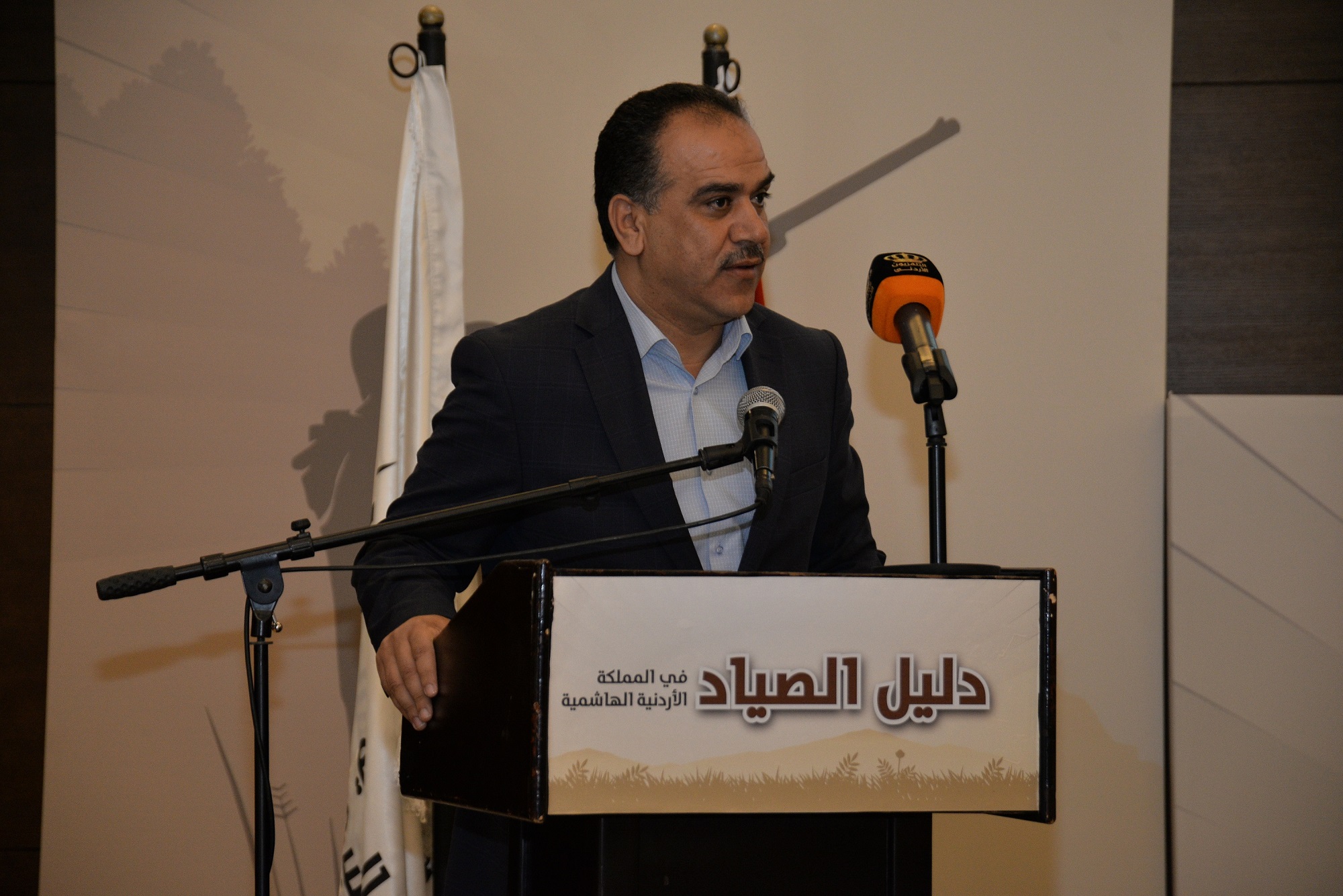 H.E. Eng Ibrahim Subhi Al-Shehadeh, Minister of Agriculture and Environment of Jordan.  Photo courtesy of Royal Society for the Conservation of Nature (RSCN), Jordan.