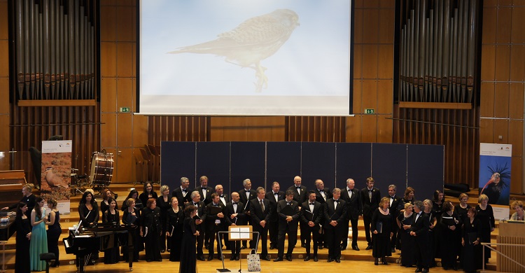 Operatic choir Lirica San Rocco from Bologna, Italy performing at Bonn University on the occasion of World Migratory Bird Day 2016 - ©Aydin Bahramlouian - UNEP/CMS