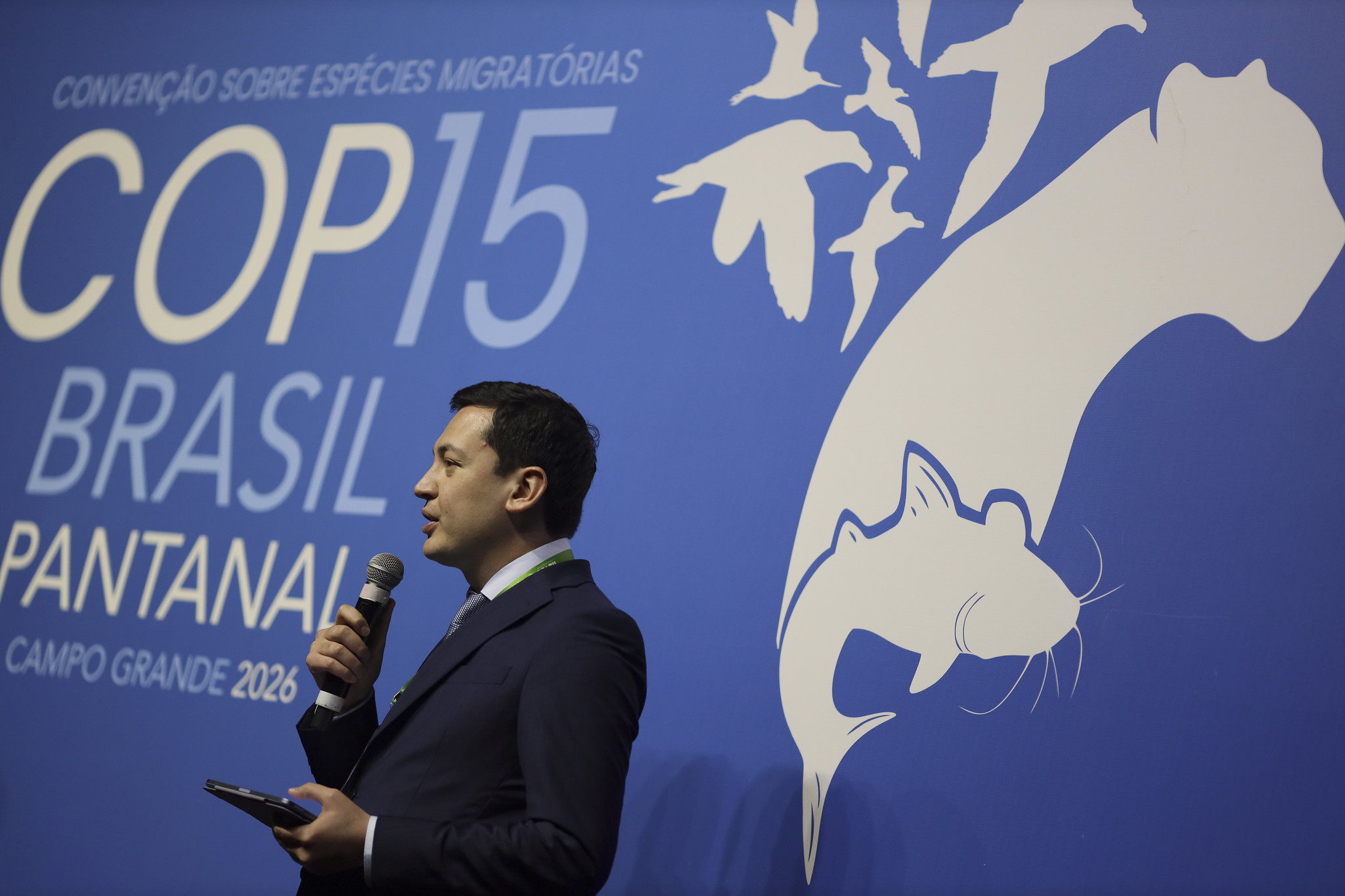 Mr Otabek Babamuradov, Advisor on International Affairs to the Chairman of the National Committee on Ecology and Climate Change, Government of Uzbekistan © Ministério do Meio Ambiente e Mudança do Clima