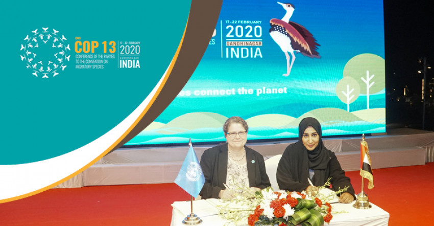 Environment Agency – Abu Dhabi Recognized as a CMS Migratory Species Champion Plus &  Extends its Unique Decade – Long Partnership with Convention on Migratory Species 